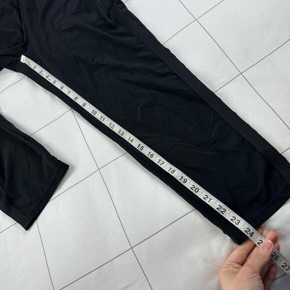 Athleta Pants Womens 4 Black Nolita Slim Tapered Crop Pull On Commute Stretch - Picture 10 of 12